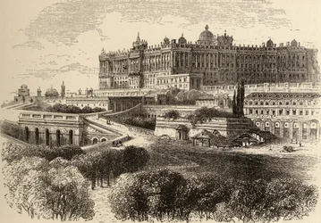 Der Königspalast, Madrid, Illustration aus 